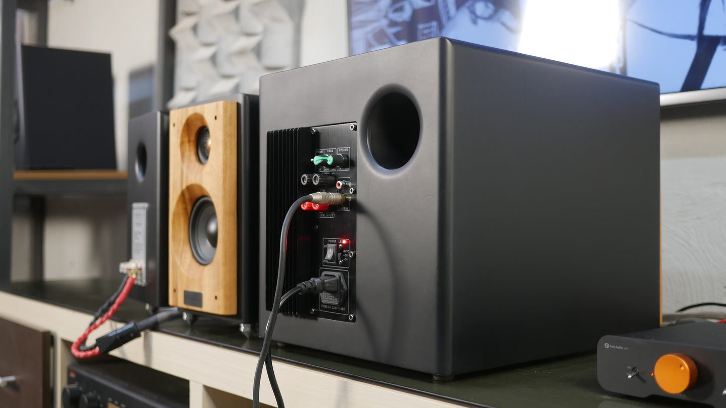 Sistema 2.1 Bookshelf TA-50 Studio+Subwoofer 8"