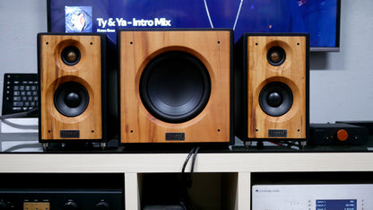 Sistema 2.1 Bookshelf TA-50 Studio+Subwoofer 8"