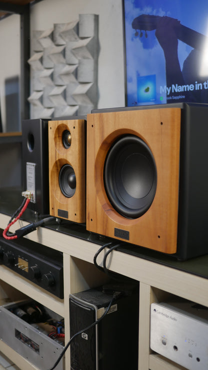 Sistema 2.1 Bookshelf TA-50 Studio+Subwoofer 8"