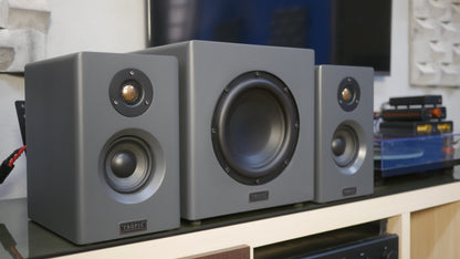 Sistema 2.1 Bookshelf TA-50 Studio+Subwoofer 8" Ativo